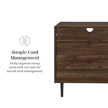 Amazon.com: Walker Edison Modern Wood Nightstand Side Table